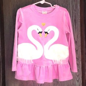 *5/$15* Wonder Nation Velour Swan Girls’ Shirt
